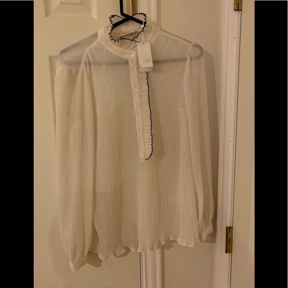 NWT Tory Burch Deneueve blouse size 6